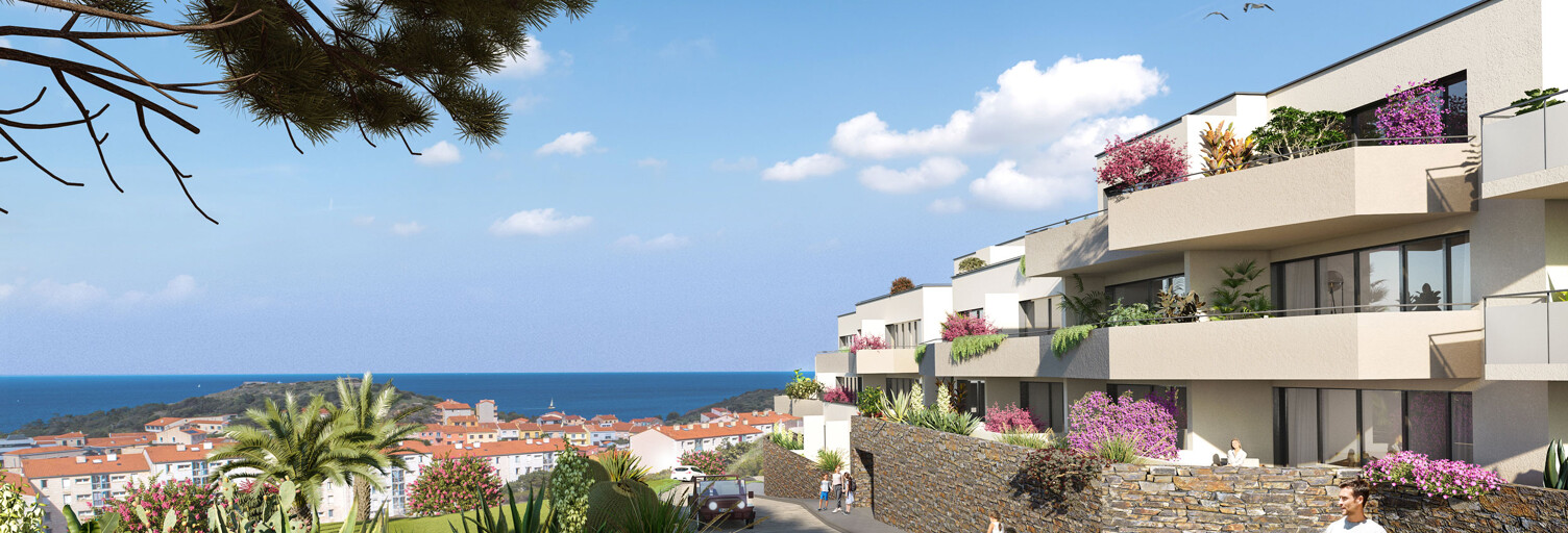 Appartement neuf T2, T3, T4 Pièce 37 à 83 m² à vendre à Port-Vendres (66660)