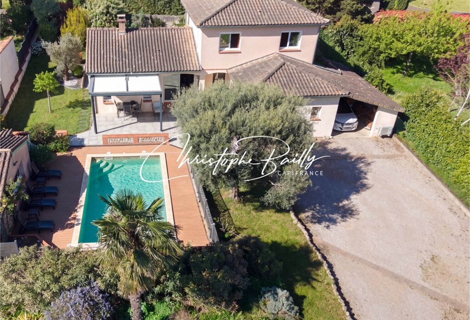 Venerque (31), maison familiale DPE B avec piscine, 5 chambres et annexe indépendante — photo 1