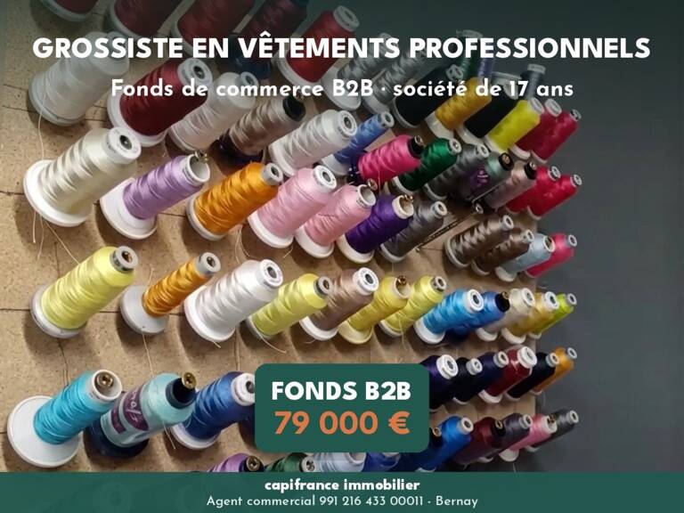 FONDS DE COMMERCE – GROSSISTE EN VÊTEMENTS PROFESSIONNELS (B2B) — photo 1