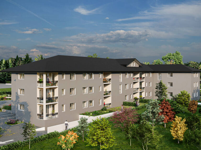 Appartement 2 pièces à vendre à SEYSSEL (01) avec terrasse et proche du Rhône. En train à 1 heure de Lyon et 45 mn de Genève — photo 1