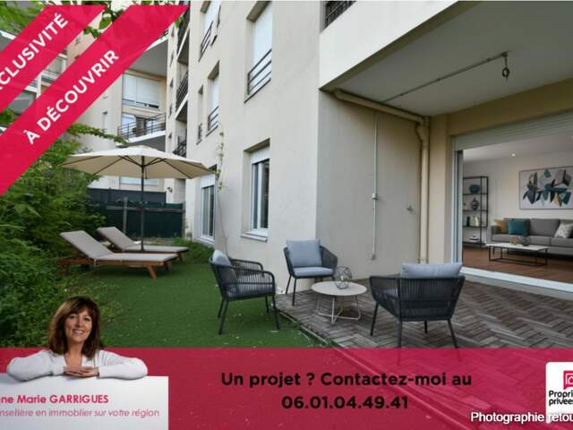 T3  très lumineux de 60 m2 en Rez de jardin - Habitation ou activité libérale — photo du bien