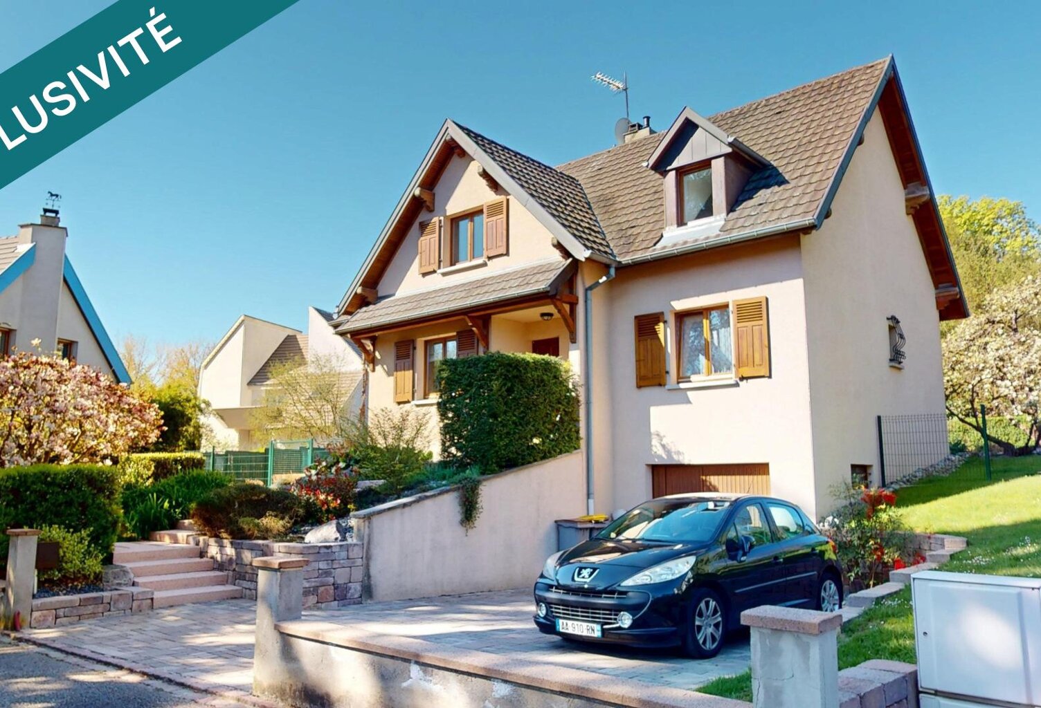 Maison 130 m²  4 chambres  jardin paysager  terrain 695 m²  Morschwiller-le-Bas Proche de Mulhouse Dornach — photo 1
