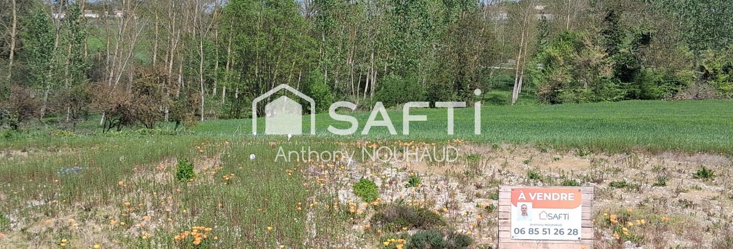 Terrain  884 m² à vendre à Verrières (16130)