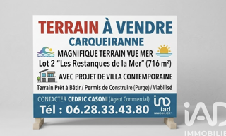 Terrain  716 m² à vendre à Carqueiranne (83320)