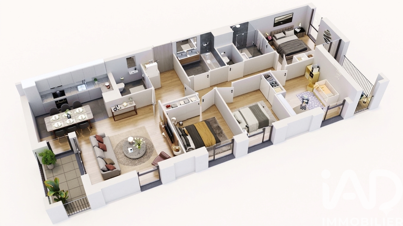 Vente Appartement 5 pièces - Photo 2