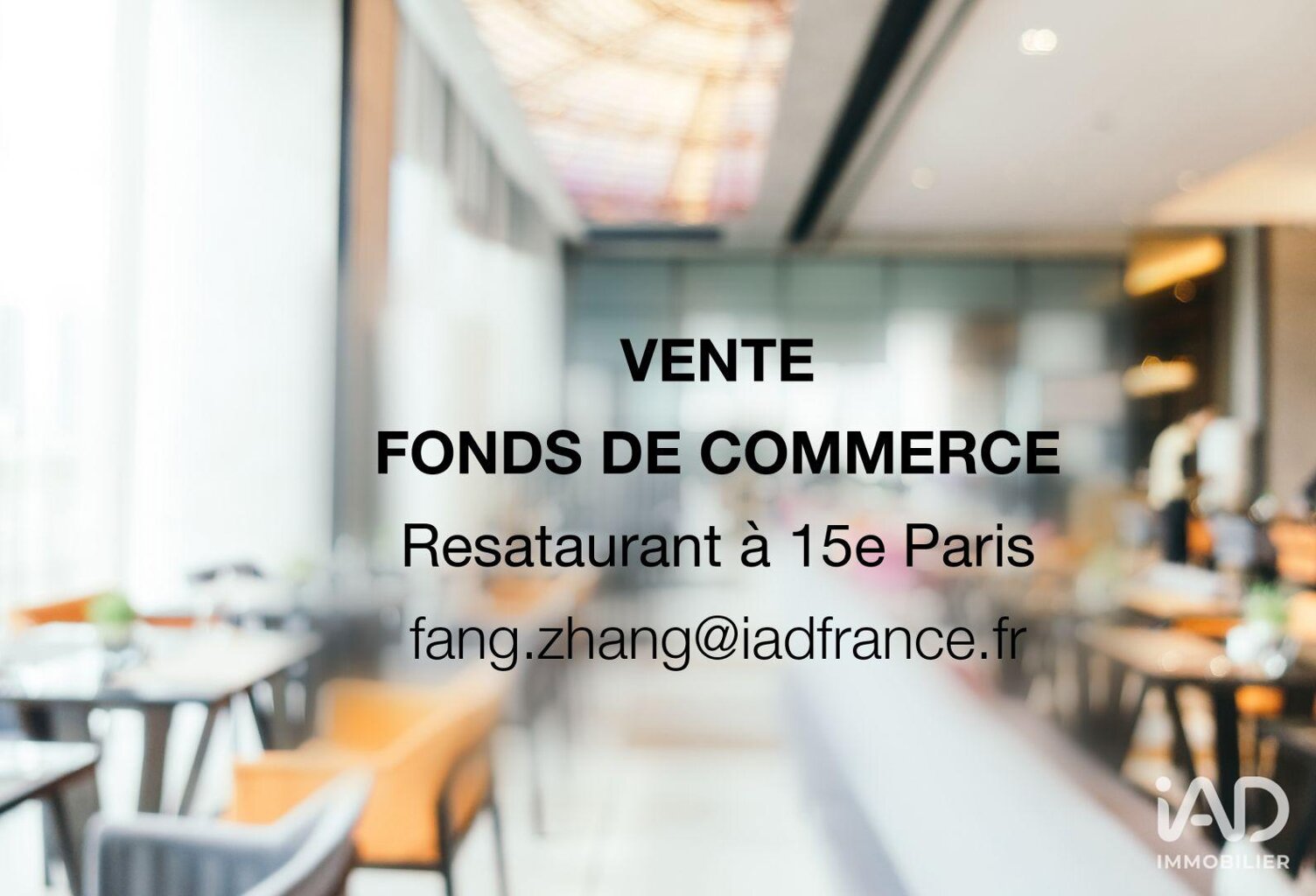 Vente Restaurant 85 m&sup2; — photo 1