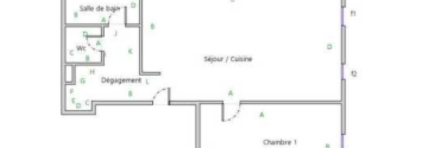 Appartement 2 Pièces 53 m² à vendre à Bordeaux (33000)