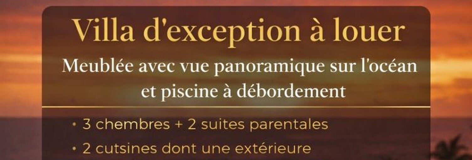 Maison 7 Pièces 230 m² à louer à Saint-Paul (97434)