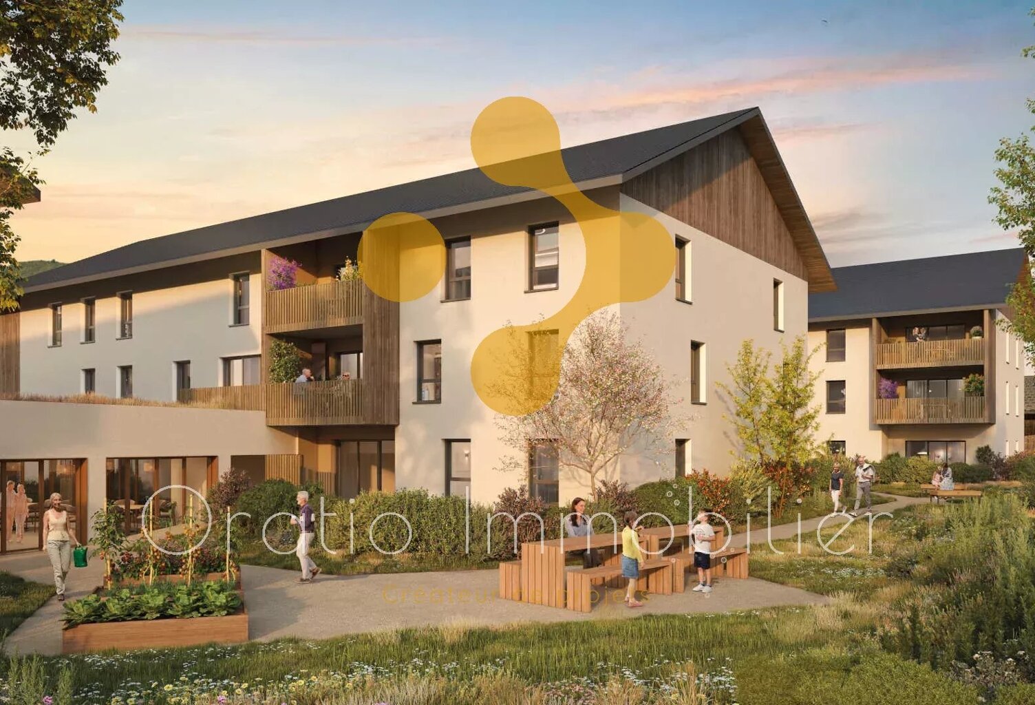 T4 en rez de jardin, proche du centre du village — photo 1