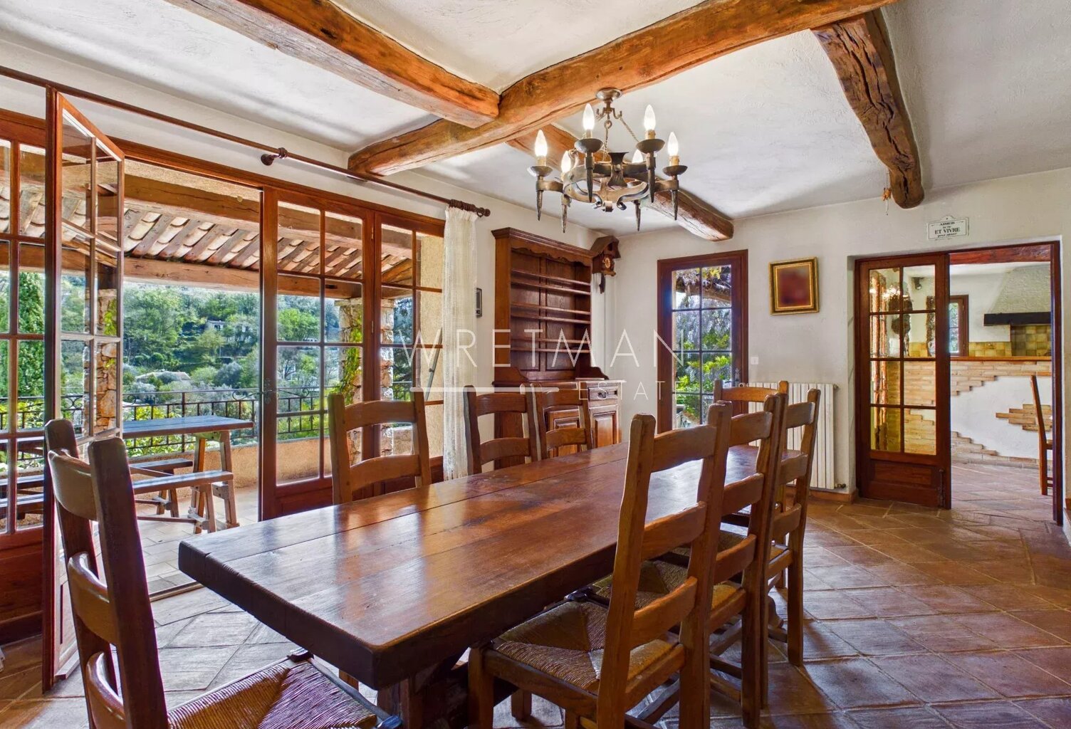 Maison avec 3 chambres, jardin et belle vue  - Bar Sur Loup — photo 1