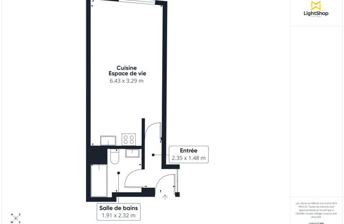 Studio meublé de 29 m² - Quartier Gambetta - Rue de la Cour des Noues, Paris 20e — photo 3