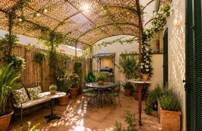 Nîmes proche Arenes : À Vendre appartement type 3 / 4 pièces avec grande terrasse au calme — photo 2
