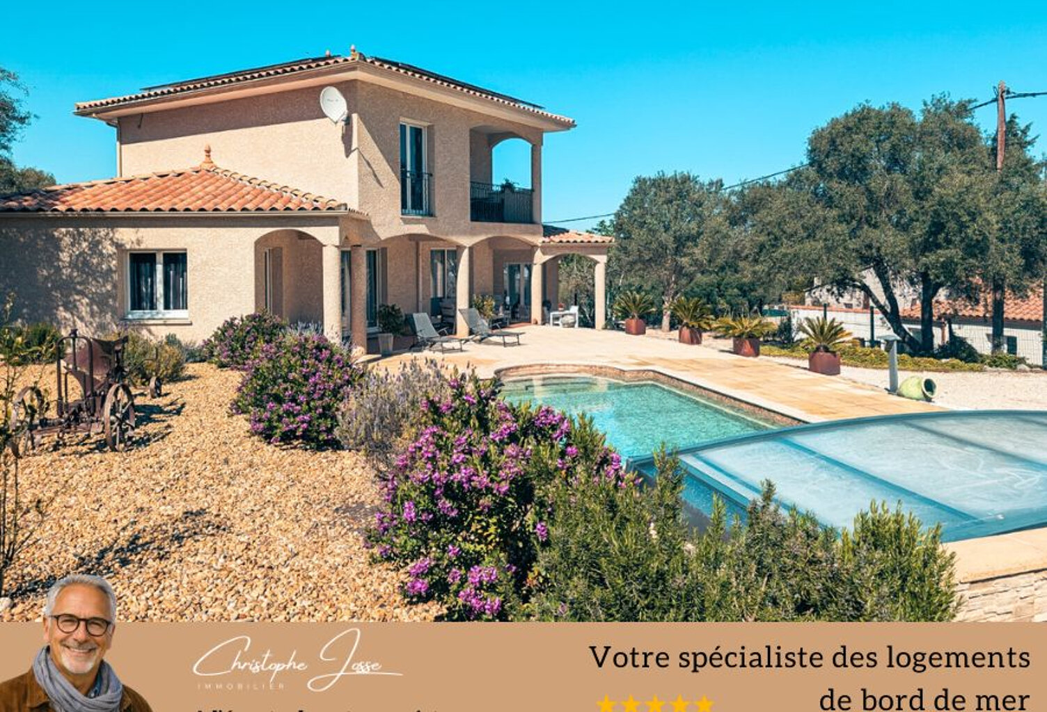 Maison d'architecte au charme provençal avec piscine, double garage — photo 1