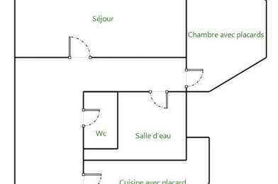 Appartement 2 pièces 165000 €