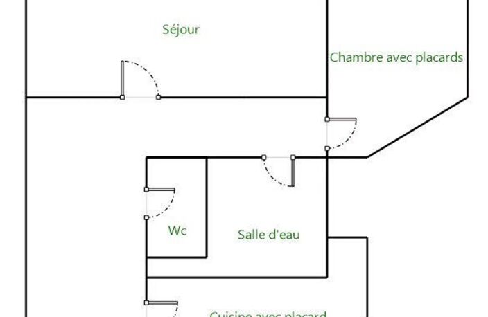 NICE MI MADELEINE. 2 pièces 45m2 + cave et garage possible — photo 4
