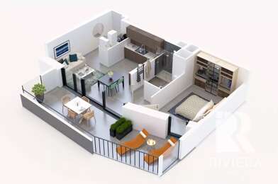 Appartement 2 pièces 830 €