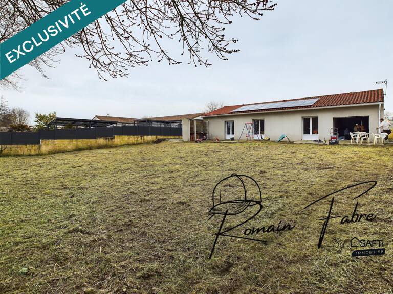 Maison de plain-pied avec 4 chambres "travaux intérieur à terminer" et belle parcelle au calme — photo 1