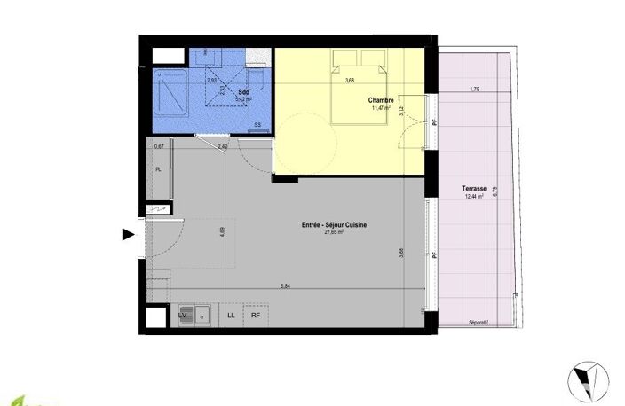 Vente Appartement 2 pièces — photo 3