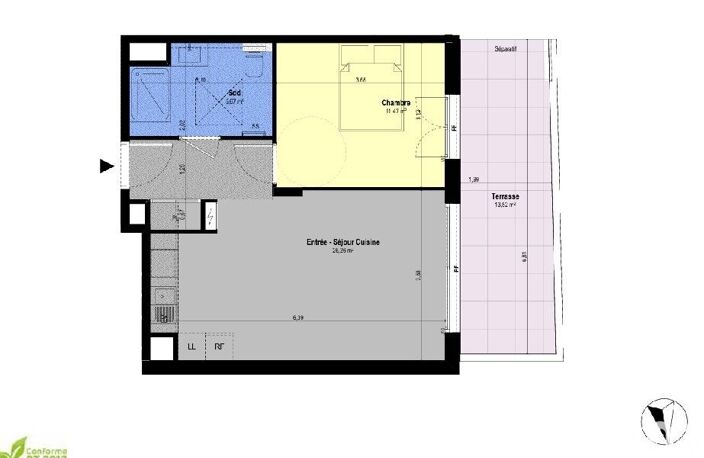 Vente Appartement 2 pièces — photo 5