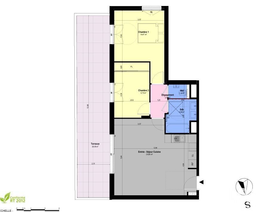 Vente Appartement 3 pièces - Photo 4