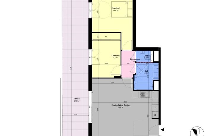 Vente Appartement 3 pièces — photo 4