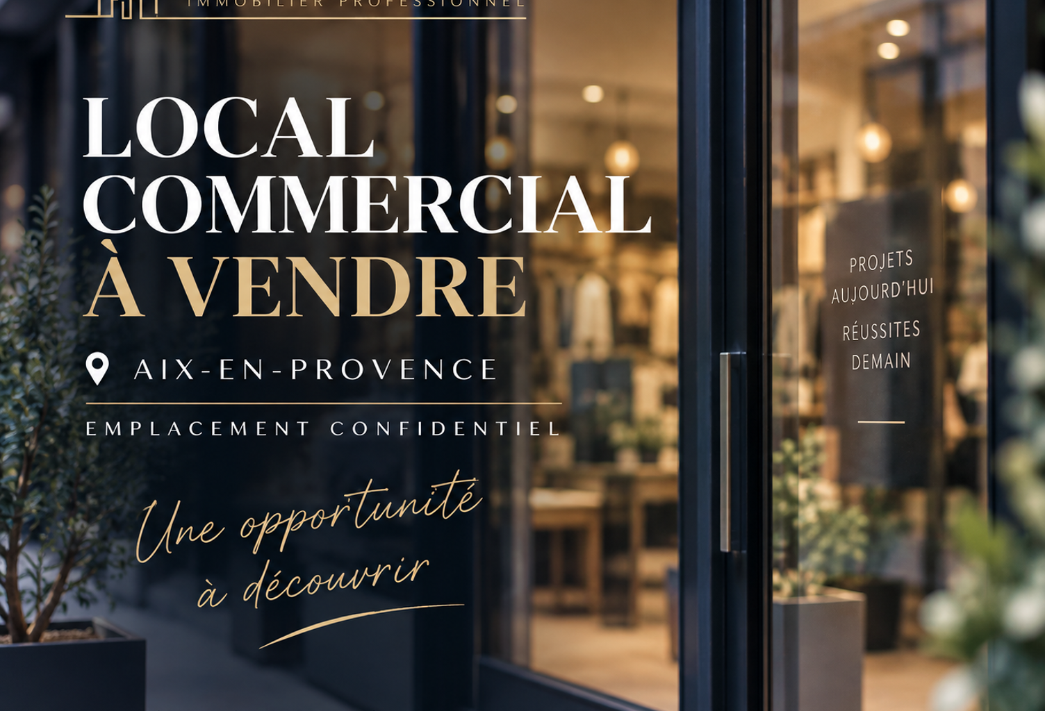 Local commercial prêt à exploiter   bail tous commerces   li — photo 1