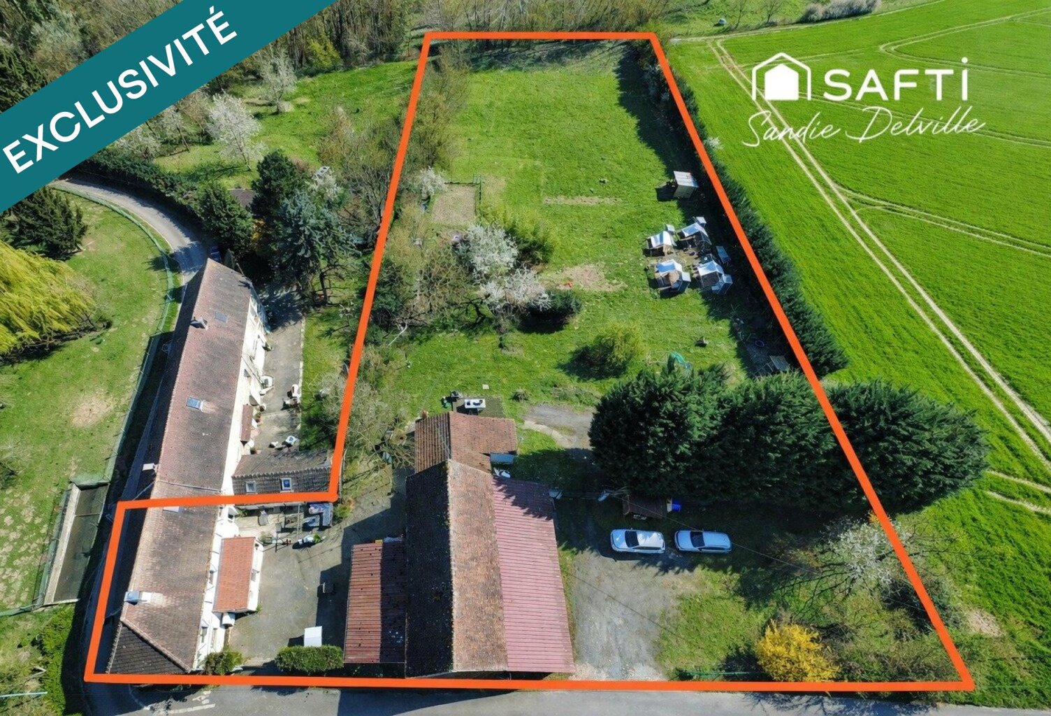 Ensemble immobilier maison + dépendance + grange — photo 1