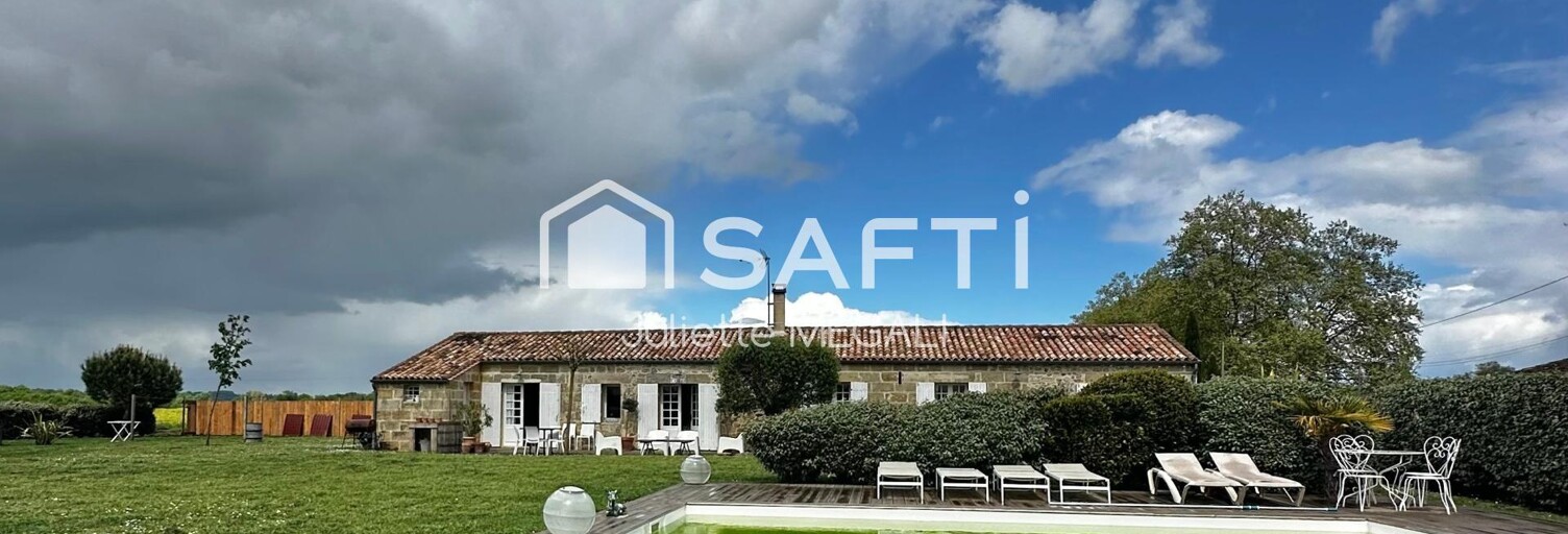 Maison 4 Pièces 125 m² à vendre à Saint-Magne-de-Castillon (33350)