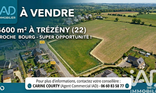 Terrain  4678 m² à vendre à Trézény (22450)
