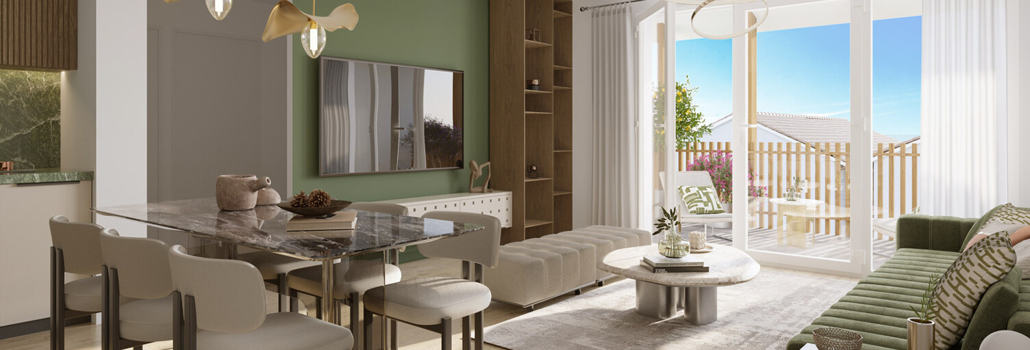 Appartement neuf T2, T3 Pièce 39 à 58 m² à vendre à Dax (40100)