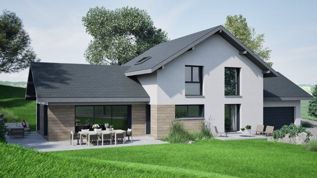 Projet de construction d'une maison 150 m² avec terrain à MINZIER (74)