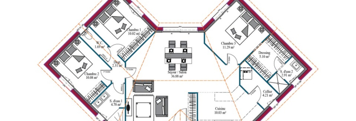 Maison 5 Pièces 99 m² à vendre à Saint-Savin (33920)