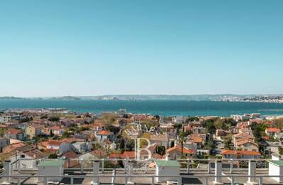 Vente - Toit terrasse - 13008 Marseille - Vue panoramique mer — photo du bien