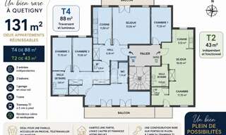 Appartement 6 Pièces 131 m² à vendre à Dijon (21000)