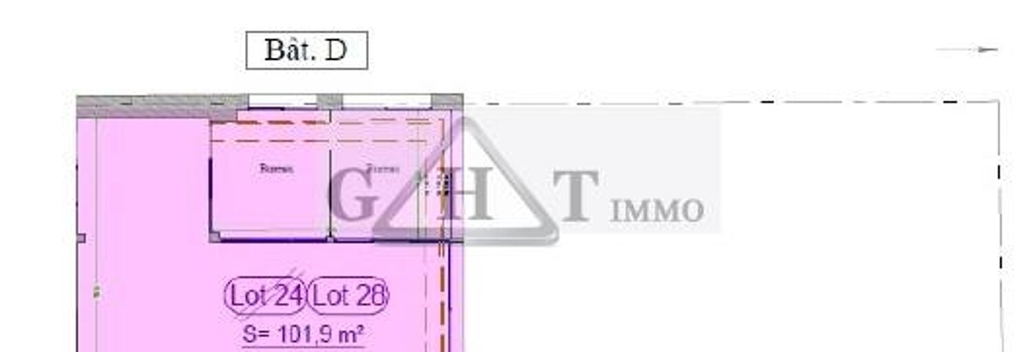 Bureau  102 m² à vendre à Montreuil (93100)