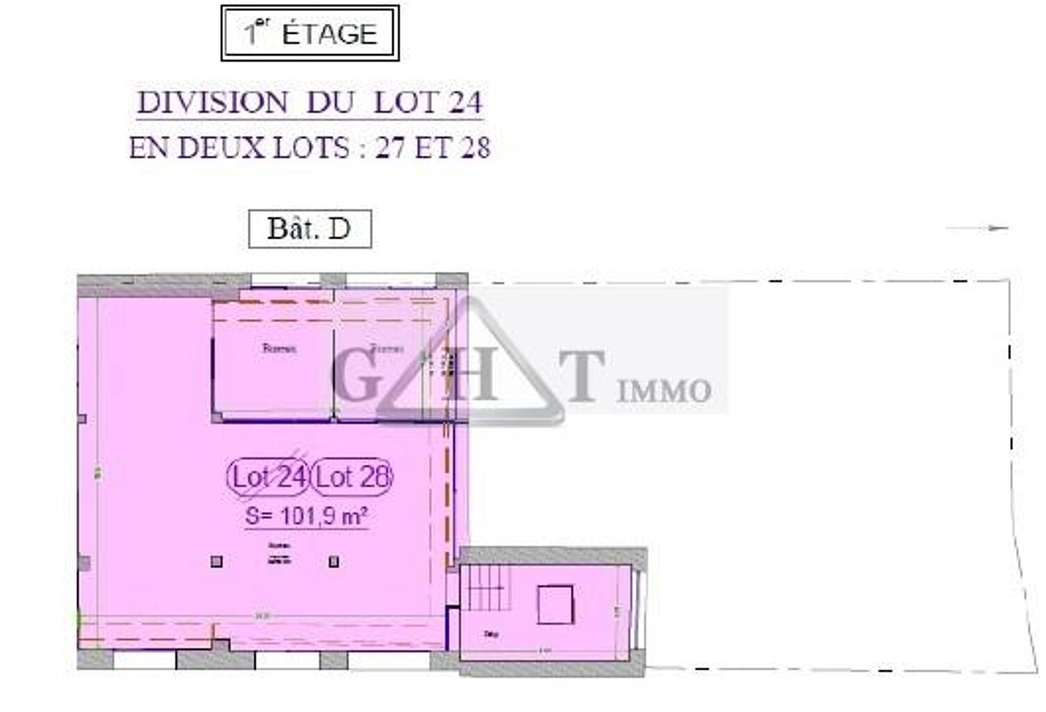 A vendre 102M²– Espace de bureaux – Montreuil — photo 1