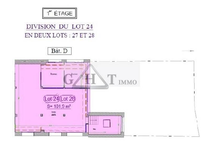 A vendre 102M²– Espace de bureaux – Montreuil — photo 1