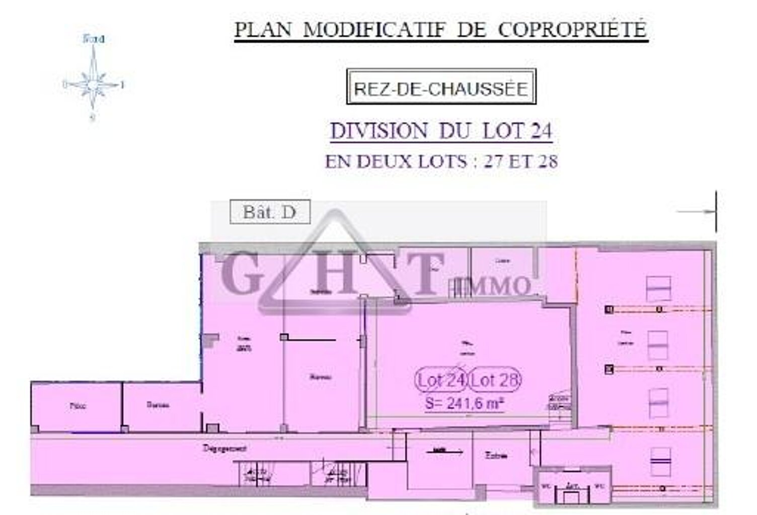 A vendre 242M²– Espace de bureaux – Montreuil — photo 1