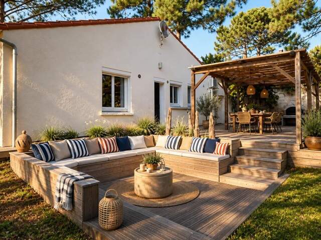 Maison lumineuse 5 pièces, grand jardin à Meschers — photo du bien