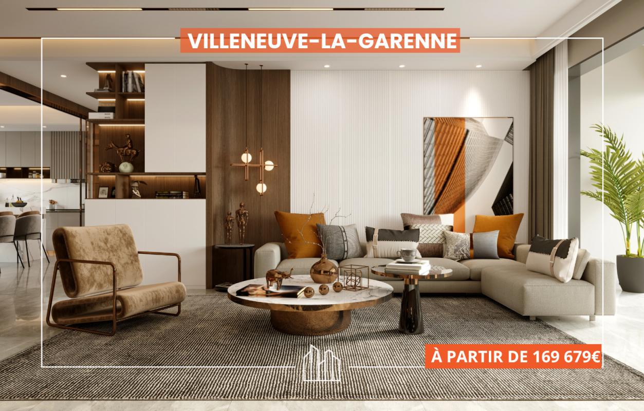 Appartement  T4 à vendre Villeneuve-la-Garenne 92390
