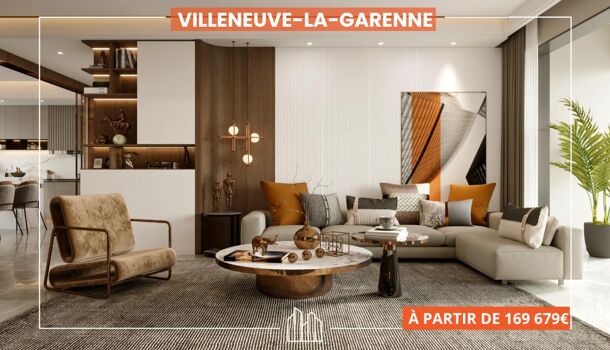 Appartement 2 pièces  à vendre Villeneuve-la-Garenne 92390