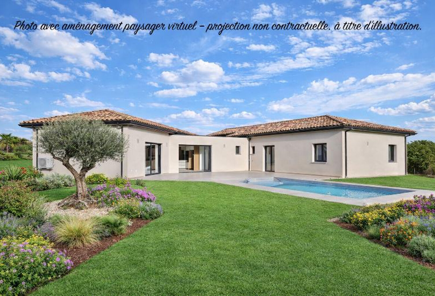 Villa de standing avec piscine et double garage vue imprenable — photo 1