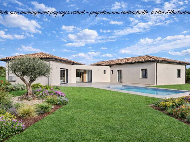 Villa de standing avec piscine et double garage vue imprenable — photo du bien
