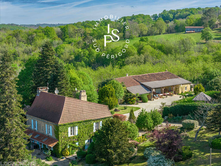 Manoir avec 3 Gîtes et 2 piscines, Villefranche du Perigord — photo 1