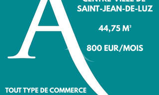 Commerce 5 Pièces 44 m² à vendre à Saint-Jean-de-Luz (64500)