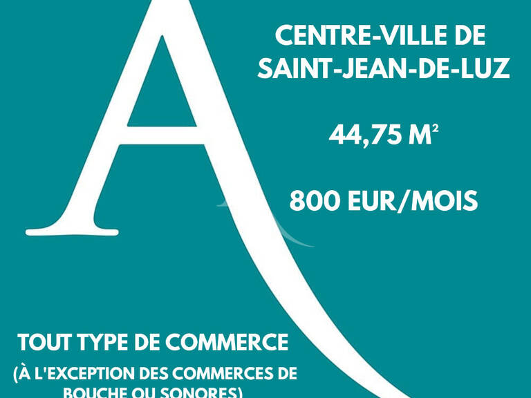 Droit au Bail - centre-ville de Saint Jean De Luz 45 m2 — photo 1
