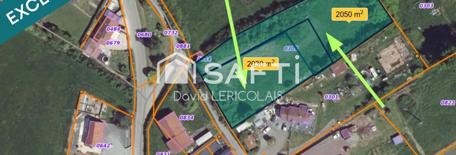 Terrain  2100 m² à vendre à Graignes-Mesnil-Angot (50620)