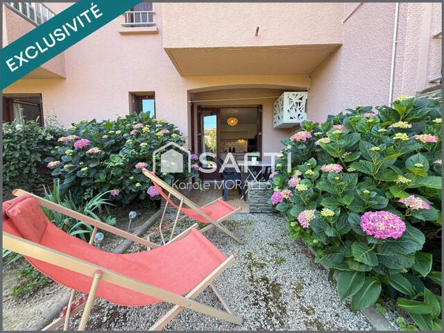 COLLIOURE, T2 BIS VENDU MEUBLE, CAVE,TERRASSE, PLACE DE STATIONNEMENT PRIVEE — photo du bien
