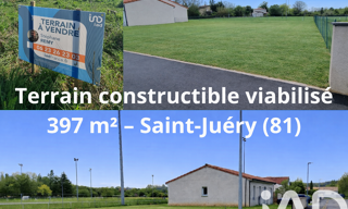Terrain  397 m² à vendre à Saint-Juéry (81160)
