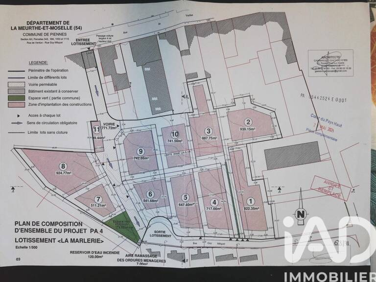 Vente Terrain à bâtir 822 m&sup2; — photo 1